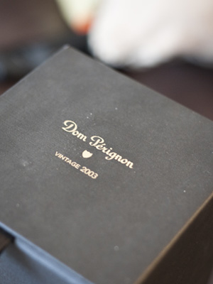 Champagner-Box des 2003er Vintage von Dom Pérignon