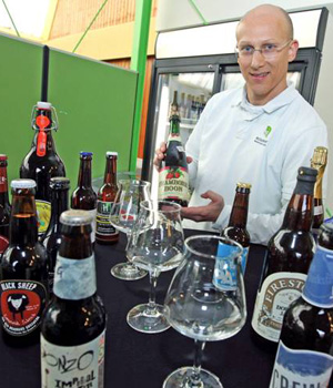 Grosse Vielfalt bei der Bierprobe mit Jörn Stoll