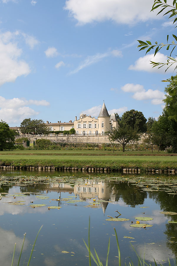Weinberg vor Chateau Lafite-Rothschild, Pauillac, Medoc